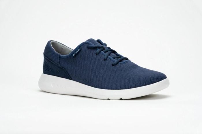 Kizik Shoes Canada Men's Madrid Eco-Knit-Navy