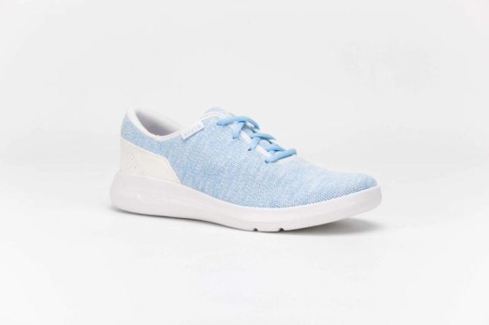 Kizik Shoes Canada Women\'s Madrid Eco-Knit-Heathered Blue